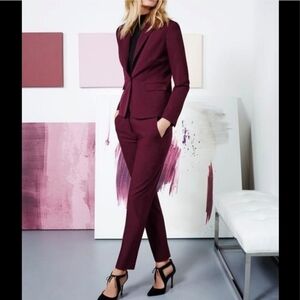 EMILY Designs Burgundy Pant Suit Set
